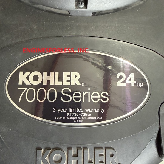 KOHLER PSKT7353099 engine for KT735-3026 EXMARK QTE735KC502 mower